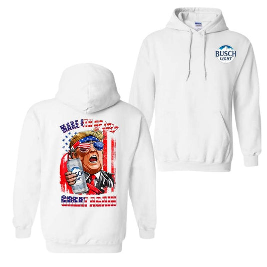 Busch Light Hoodie, Make 4th Of July Great Again Hoodie Sweatshirt T-Shirt, Busch Light Beer Shirt , Trendy Shirt