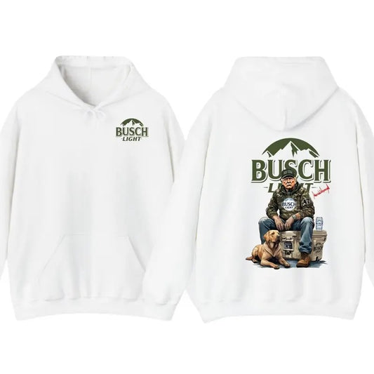 Busch Light Trump 2 Sided T-shirt , Hoodie Perfect for Outdoorsmen, Perfect For Beer Enthusiasts And Casual Outings, Unisex for Men and For Women