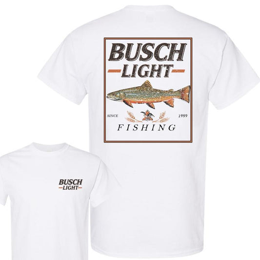 Bussch Light Fishing Perch Shirt, Buscch Light Shirts, Unisex T-Shirt, Full Color, Casual Summer Outfit , For Men, For Women
