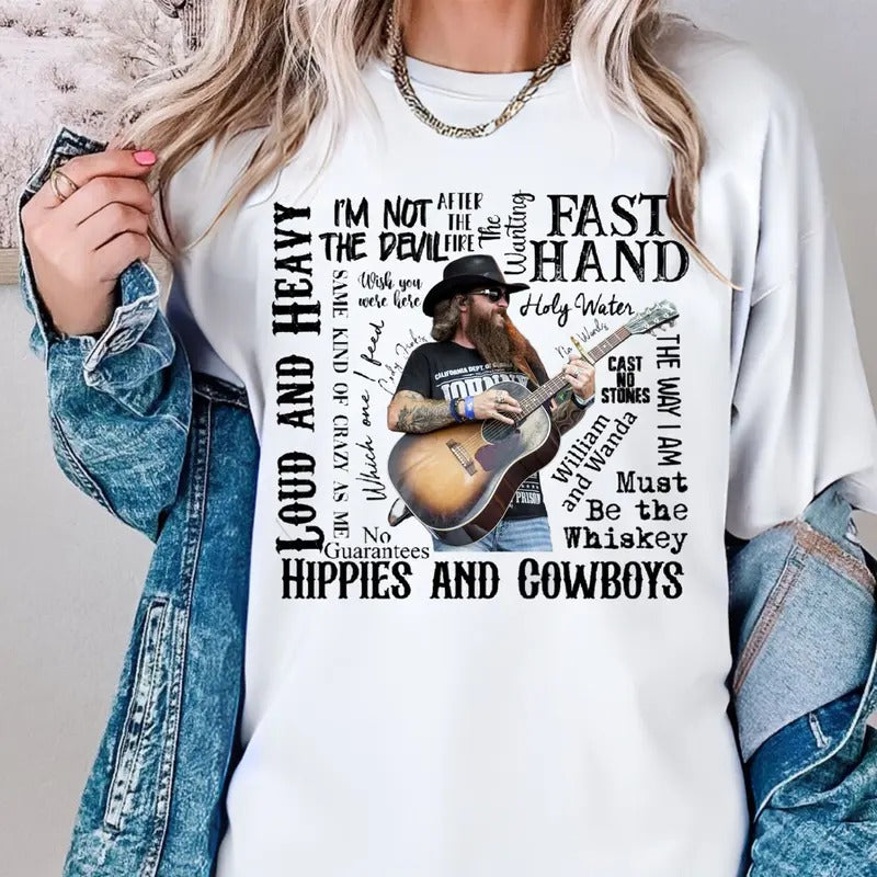 C0dy JInks Songs Tee, Country Music Top, Concert Outfit, Tour Merch, Unisex Short Sleeve Tee Shirt, Casual Clothing