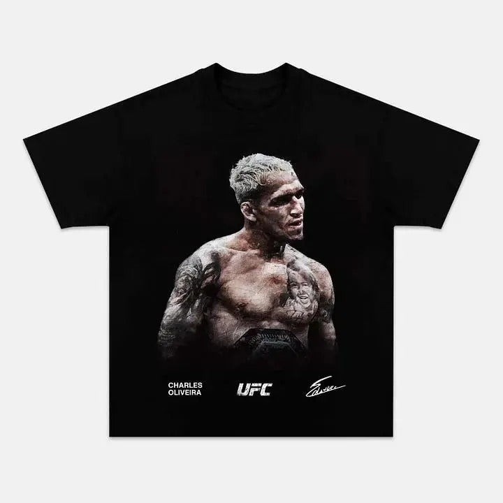 CHARLES OLIVEIRA Shirt, Boxing T-shirt, Boxer Tee, Sports Shirt, UFC Shirt, MMA Shirt, Workout T-shirt, Gift for Him Gift For Her Hoodie Sweatshirt Streetwear Crewneck Clothing