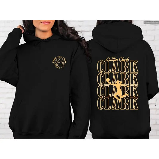 #Caitlin #Clark Basketball Hoodie, Hoodie, Tee, From The Logo 22, Vintage Sport College Streetwear Sweatshirt , Global Trending Outfits