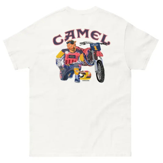 Camel Vintage Dirt Bike Motorsport Shirt, gift for men, T-shirt for men, gift for her,Vintage Shirt Menswear Top  Underwear Tshirt Streetwear