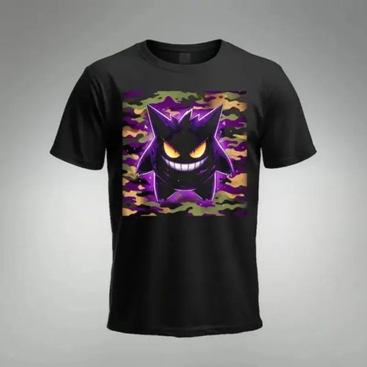 Camouflage Camo Gengar T - shirt , Gengar Shirt