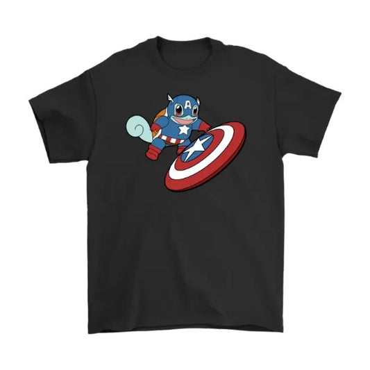 CaptainSquirtle Vintage Tee, Squirtle T-Shirt, Pokemon Tee, Anime Shirt, Animation Graphic Tees, Gym Shirt, Unisex T-Shirt, Gift For Men Women