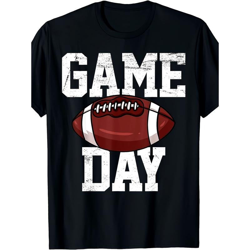 Casual And Comfortable Short Sleeve Football Player Vintage Gift Men's T-shirt - 100% Cotton made in usa