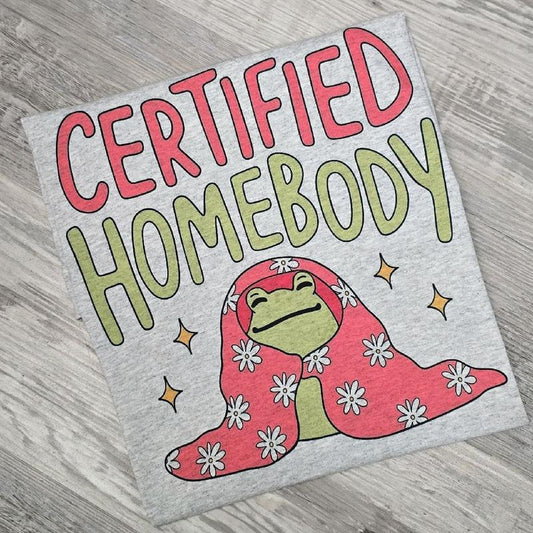 Certified Homebody Cute Summer Graphic Tee