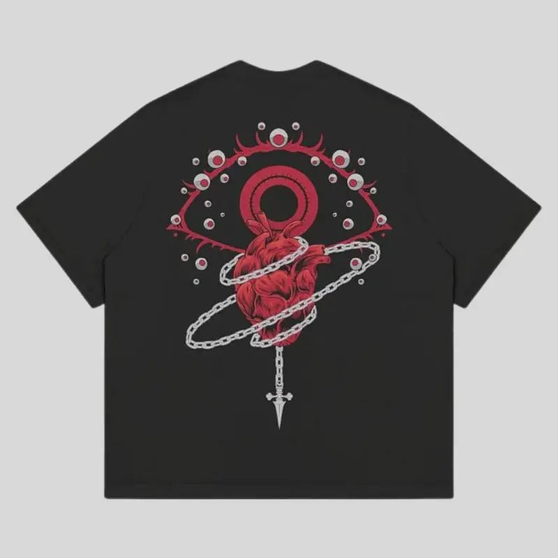 Chainnn Jailll - Hunterrr X hunterrr shirt Anime Oversize T-Shirt, Classic T-shirt Cotton, Chainnn Jailll - Hunterrr X hunterrr shirt Anime Oversize 2024 Classic Menswear