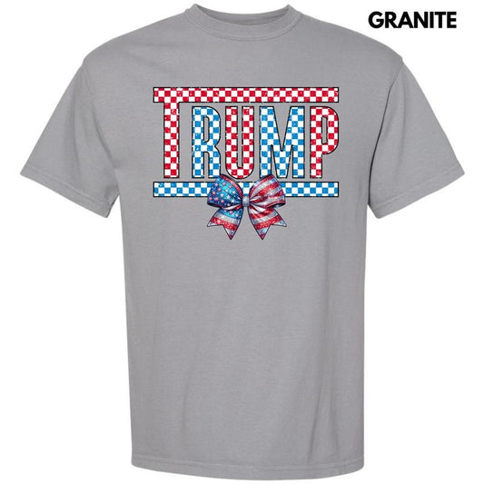 Checkered TRUMP Comfort Colors T-Shirt 'NLB'