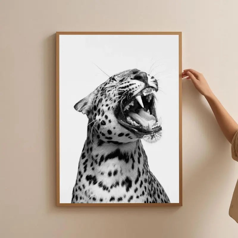 Cheetah Poster, Luxury Fashion Print, Black and White Wall Art, Vintage Photography, Leopard Print, Hypebeast Room Decor, Digital Download