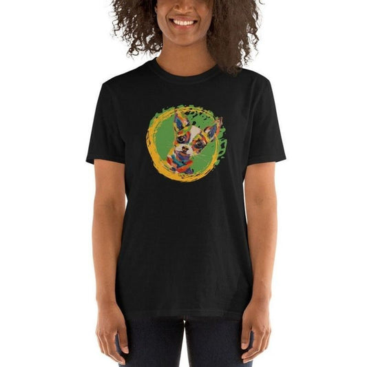 Chihuahua T-Shirt for men and women. Great gift for Chihuahua lovers. This T-shirt is comfy, and designed from an original painting. Dog mom.made in usa