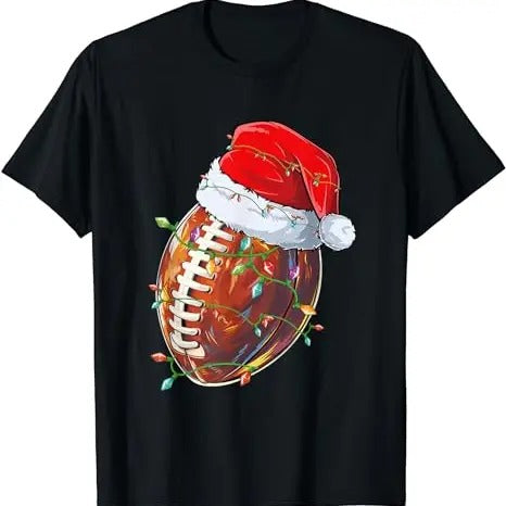 Christmas Football Team Santa Sports Design For Men T-shirt, Christmas Sweatshirt, Christmas Gift Sweatshirt, Christmas Sweatshirt for Womens, Hoodie and Sweater T-shirt