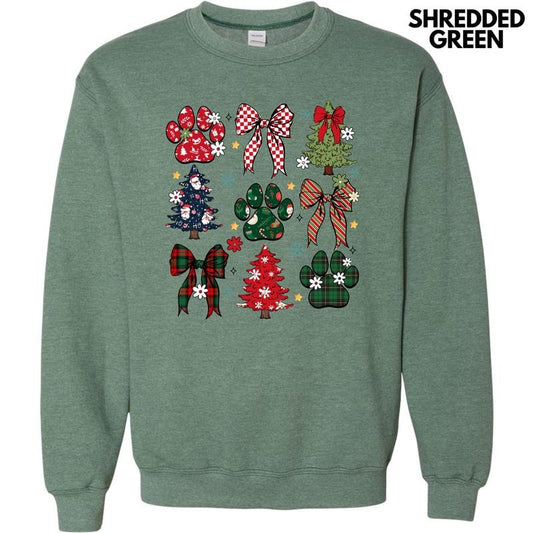 Christmas Paws Collage Sweatshirt 'NLB'