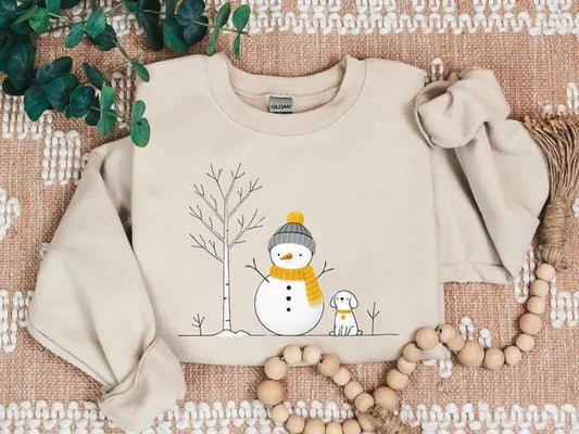 Christmas Snowman Shirt | Christmas Sweatshirt | Cute Christmas Shirt | Snowman Shirt | Christmas Shirts For Women