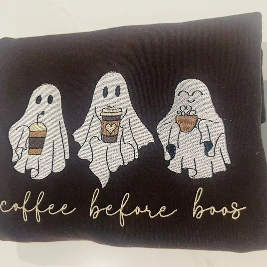 Coffee before boos sweatshirt