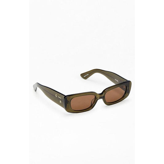 Colour Range Women's Olive Y2K Sunglasses