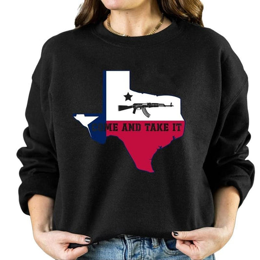 Come And Take It Sweatshirt, Stand With Texas Sweatshirt, I Stand With Texas Sweater, Hold The Line Sweatshirt, Texas Strong Creweck Shirt, Patriotic Unisex Sweatshirt, Texas Support Shirt, Gifts For Family Friend, Texas Support Sweater Fit Womenswear