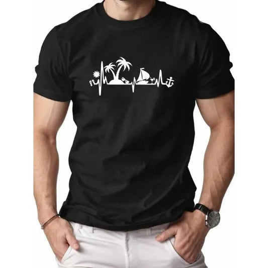 Come on holiday Pure Cotton Men's Tshirt Comfort Fit Made in USA