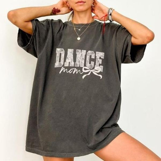 Comfort Colors Coquette Dance Mom Shirt, Dance Mom Tee, Ballet Mom Gift, Dance Mama Shirt, Ballet Mom T-shirt, Gift for Dance Mom, Cute Teestyle{n002}2