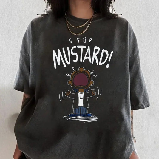 Comfort Colors MEME Kendrick Lamar MUSTARD T-Shirt, New Viral GNX Album Reference Shirt, Gifts For Fans