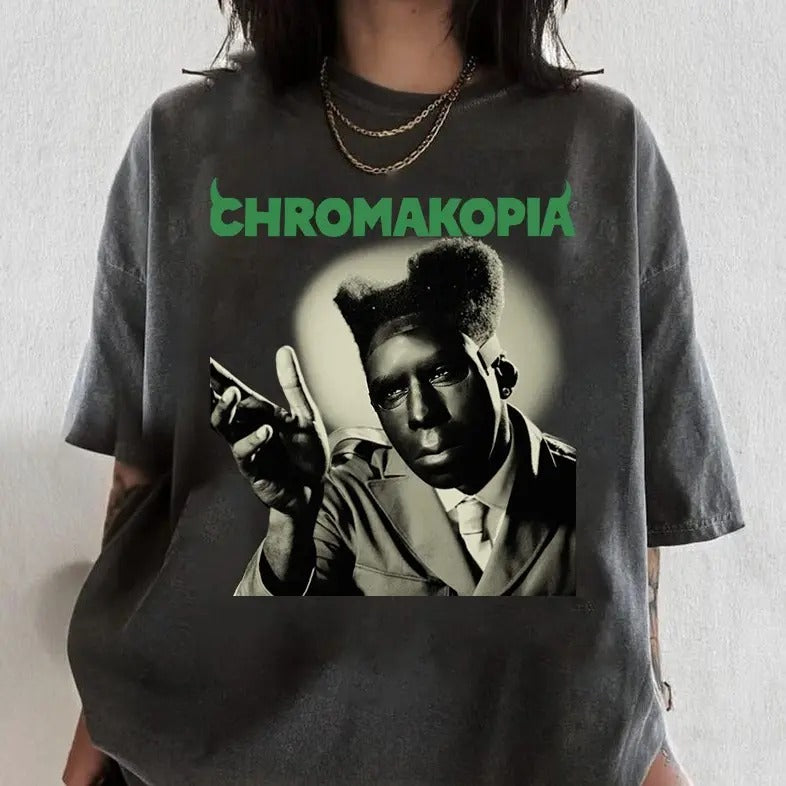 Comfort Colors Tyler The Creator Rap Shirt, Chromakopia Album Tour 2025, Tyler The Creator Fan 90s Unisex Shirt