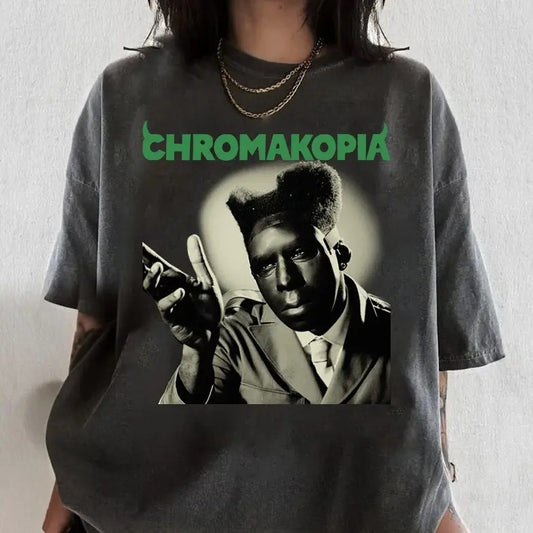 Comfort Colors Tyler The Creator Rap Shirt, Chromakopia Album Tour 2025, Tyler The Creator Fan 90s Unisex Shirt