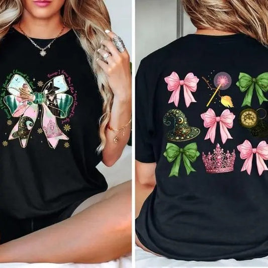 Comfort Colors Wicked Change For Good Two side Shirt, Witches Of OZ Funny Sweatshirt, Elphaba and Glinda Shirt, Wicked Musical Movie Fan Xmas Gift