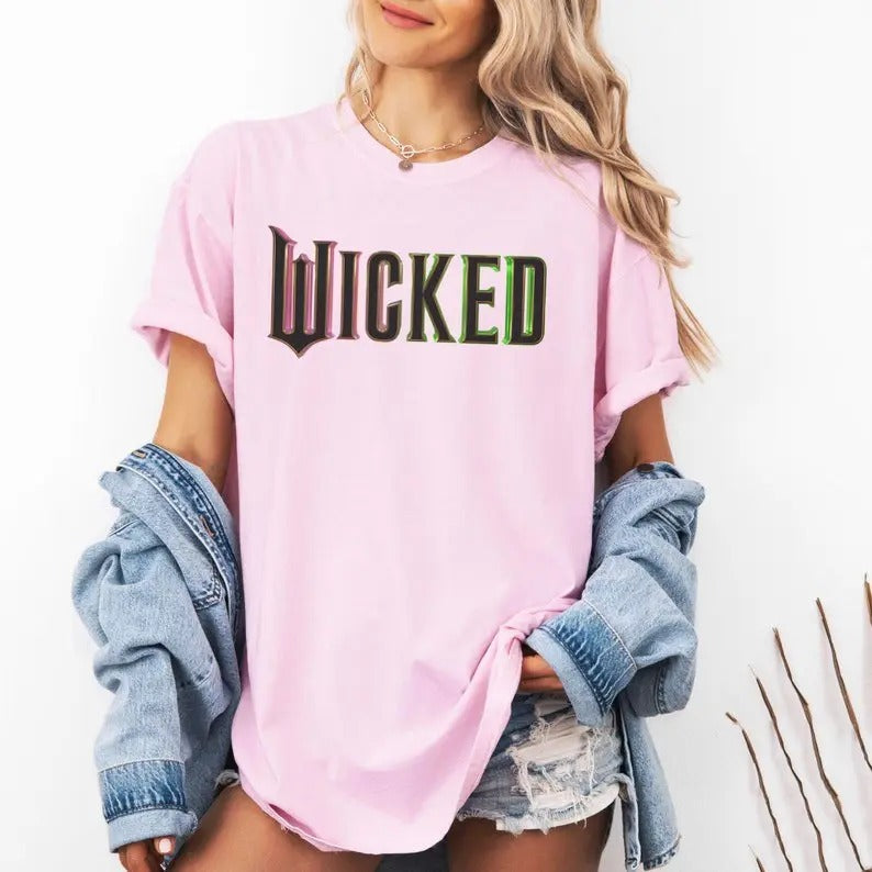 Comfort Colors Wicked the Movie Shirt, Pop Culture Graphic Wicked the Musical Shirt, Wizard of Oz Fan Gift