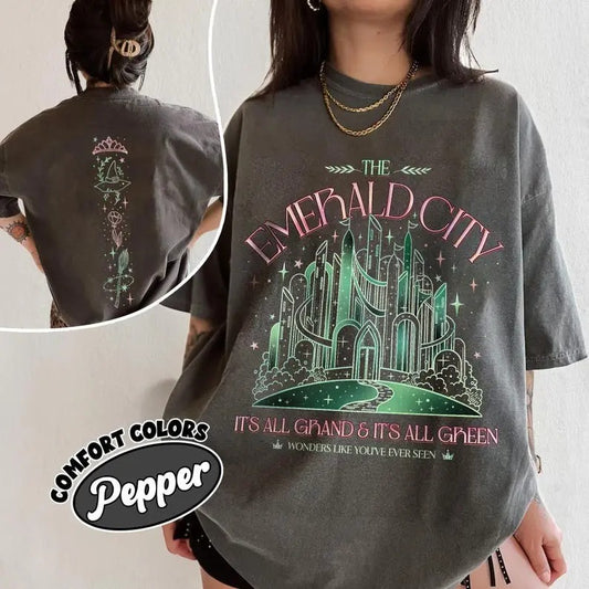 Comfort Colors Wizard Movie Fan Emerald City Shirt, Wicked Change For Good T Shirt, Wizard University Tee, Gift For Fan