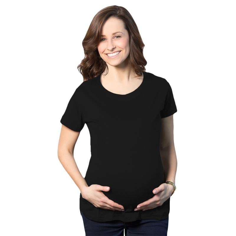 Comfortable 3 Pack Maternity Shirts Blank Pregnancy Shirts Plain Fitted Tees Funny Graphic Maternity Tee Cute Pregnancy Tees With Plus