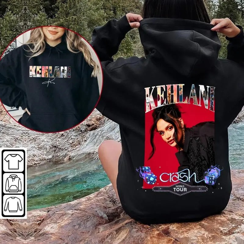Concert 2024 Shirt Two Sides, Music Tour Shirt For Fans, Kehlani Sweatshirt Hoodie, Unisex Sweater Pullover Tee