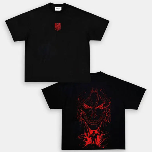 Connorphilips425 Attack on Titan Oversized T-Shirt Uniseex Oversized Anime Manga  T-shirt, Gift For Anime Fan, Anime Lover T-shirt Hoodies & Sweatshirts