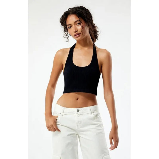 Contour Women's Seamless Scoop Halter Top