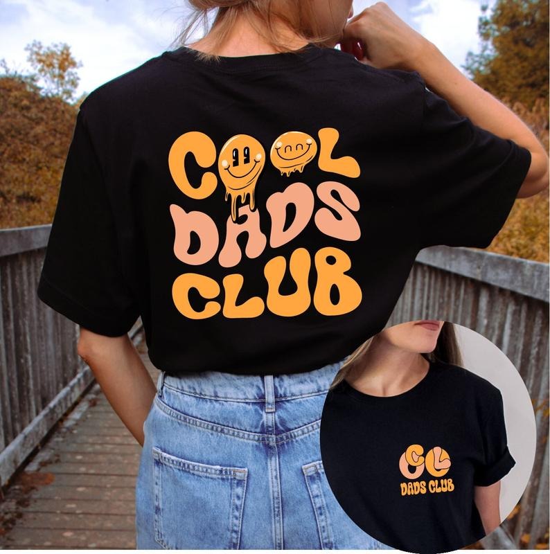 Cool Dads Club T-shirt For Men Funny Dad Shirt Pregnancy Announcement Shirt For Dad Cool Dads Shirt For New Dad Father Gifts For Dad