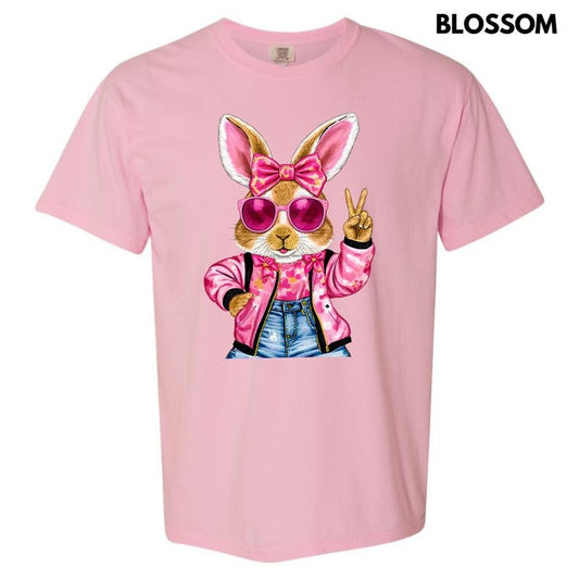 Cool Girl Bunny Comfort Colors T-Shirt 'NLB'