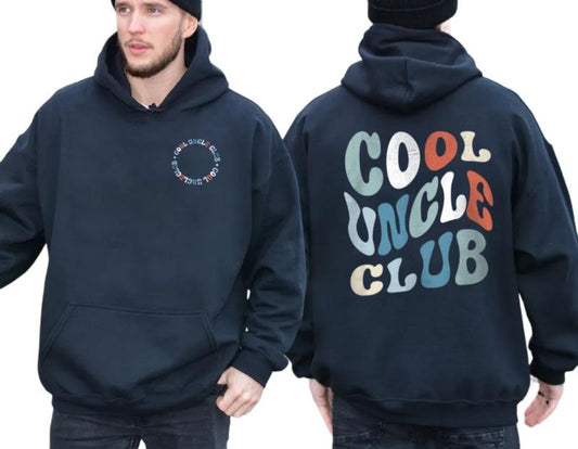 Cool Uncle Club T Shirt, Cool Uncle Shirt, B*st Uncle Birthday Shirt, T Shirt For Uncle, Fathers Day Gift For Uncle, Unisex Crewneck Pullover Tee, Crewneck Top