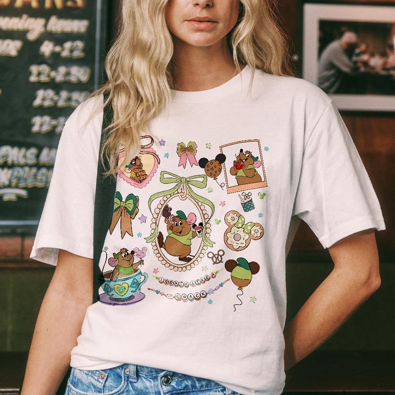 Coquette Bows Looking Like A Snack Gus Gus, Cinder Gus Gus T-Shirt, Trip Sweatshirt, Women Girly Gus Gus Tee Graphic Streetwear T-shirt