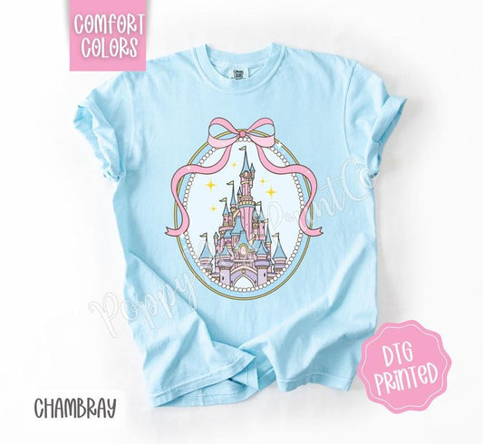 Coquette Castle Shirt Comfort Colors, Cute Girly Tshirt,  Trendy Women's Tee, Gift for Her