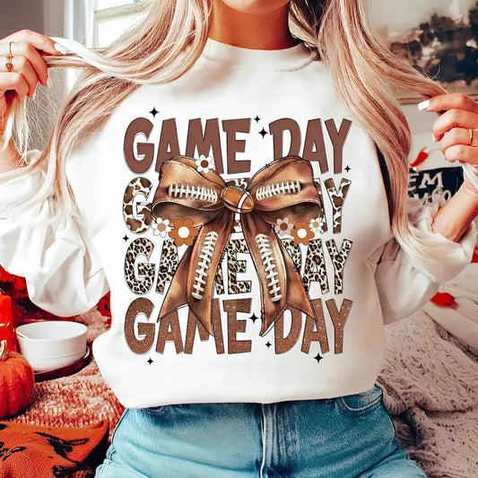 Coquette Football Shirt, Football Bow Shirt, Football mom, Football Shirt, Game Day, Fall Football Shirt, Football Season Shirt, Football, Sports Shirt