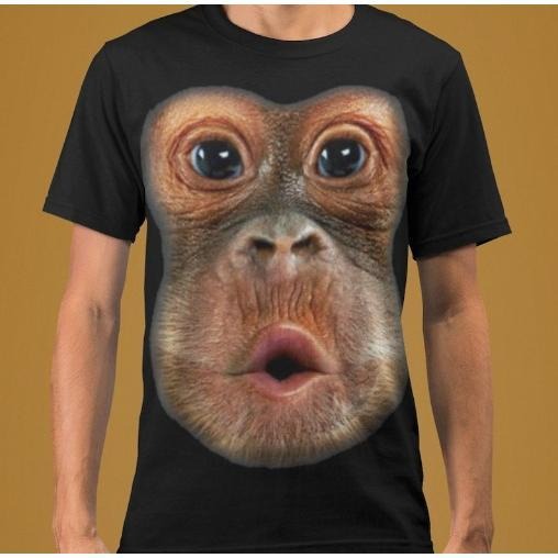Monkey Belly Shirt / Costume Shirt Out of Pocket Humor T-shirt Funny Saying Edgy Joke Y2k Trendy Halloween Viral Gift for Him made in usa