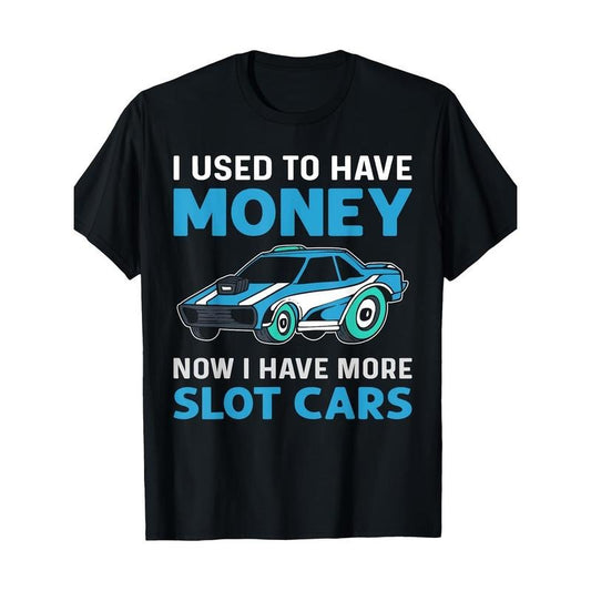 Cotton Crew Neck T-Shirt, Vintage Track & Groove Mini Race Car Graphic, Regular Fit, Short Sleeve, Geometric Pattern, Slight Stretch, with 100% Cotton 220g Fabric, for Casual Weekend Wear, All-Season Knit Pullover Made in USA