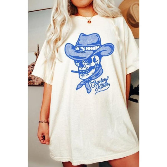 Cowboy Killer Shirt, Rodeo Shirt, Western Graphic Tee, Oversized Graphic  T-shirt, sweater  Hoodie