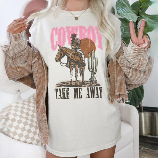 Cowboy Take Me Away, Country Music Shirt, 90s Country Western Graphic Tees, Cowgirl Country Concert Shirt, Cute Western Shirts, western outfits women