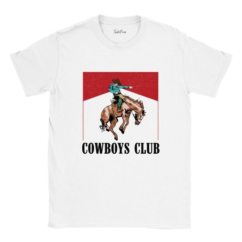 Cowboys Club!-Classic Unisex, Cowboy marlboro Rodeo 90s, gift for boy friend  T-shirt, sweater and Hoodie cotton