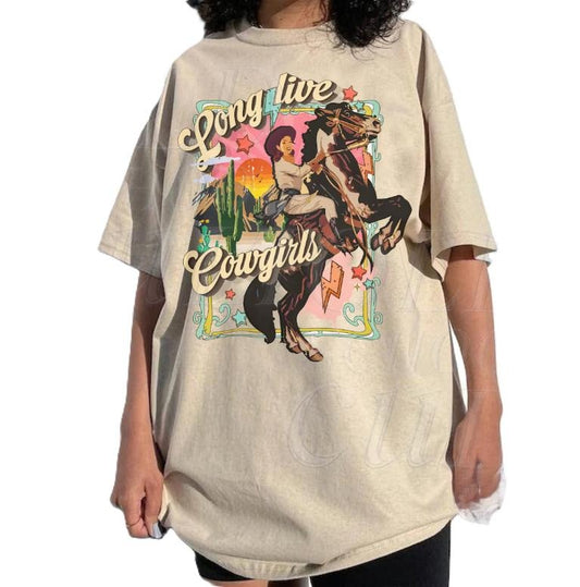 Cowgirl Western T-Shirt, Vintage 90s Graphic Western Shirt, Retro Cowgirl Tee, Rodeo Shortsleeve