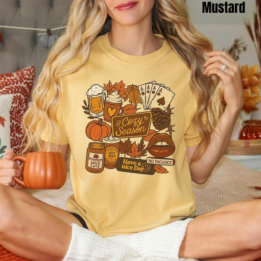 Cozy Scene Season Comfort Colors T-Shirt 'NLB'