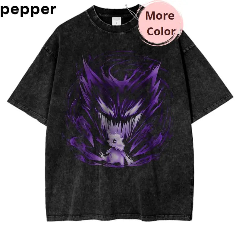 Cubone Haunter Vintage Pokemon Shirt, Anime PKM Tee, Anime Graphic Tee, Vintage T-Shirt Menswear Top Underwear Tshirt