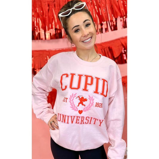 Cupid University Graphic Sweatshirt