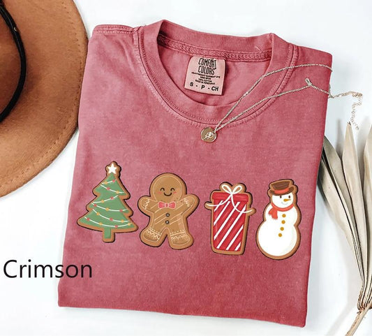 Cute Gingerbread Cookies Sweatshirt, Gingerbread Cookies Christmas T-Shirt, Christmas Cookies Shirt, Gift For Holiday