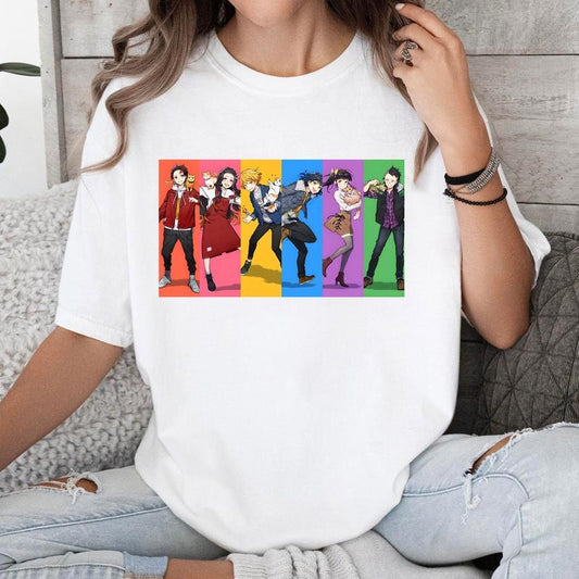 DM Tanjiro Nezuko Zenitsu Inosuke Kanao Genya Anime Lover Shirt Crewneck Hoodie Comfort Cotton